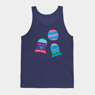 Christmas colorful ball ornaments Tank Top